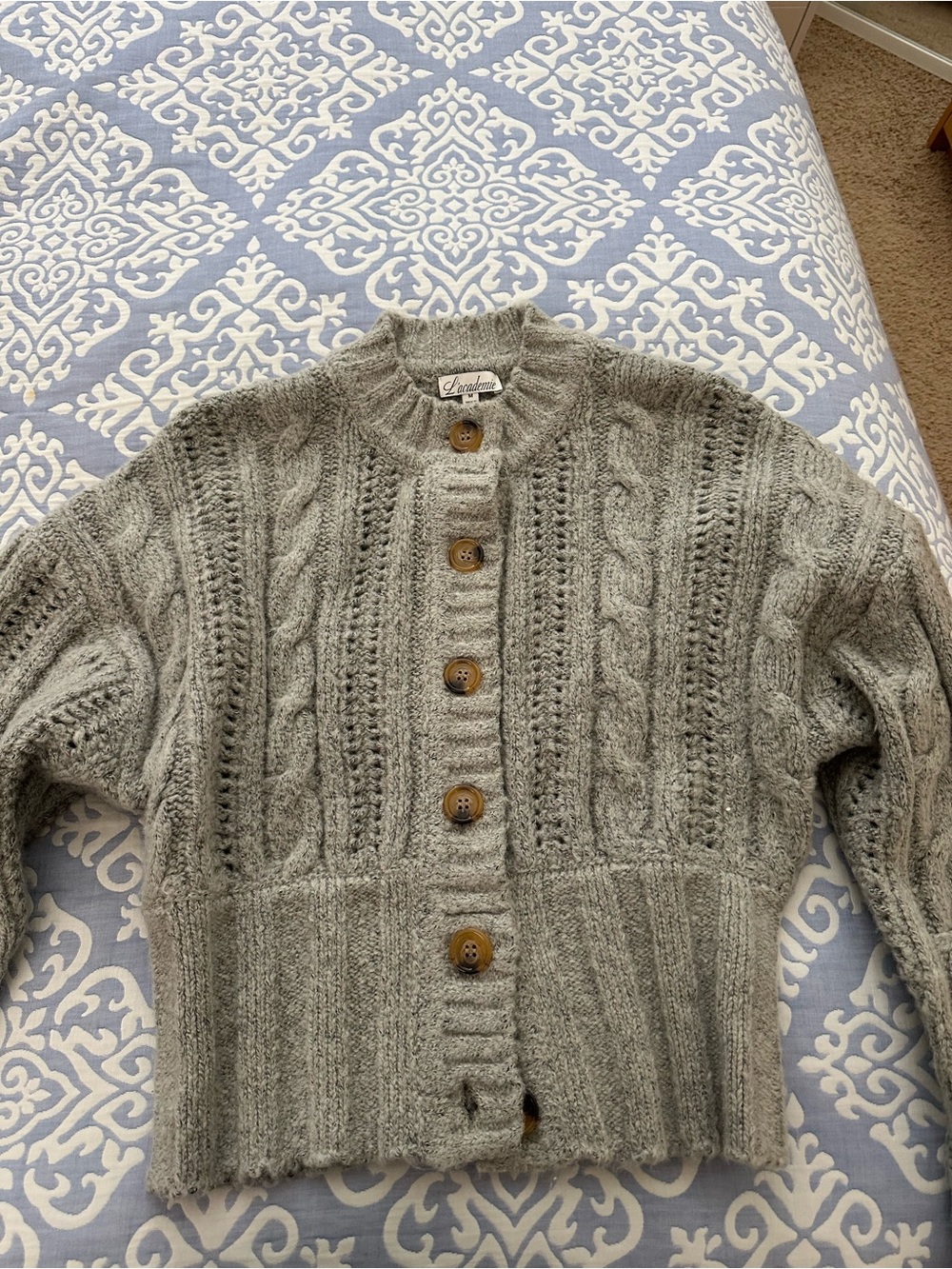L’Academie Grey Sweater